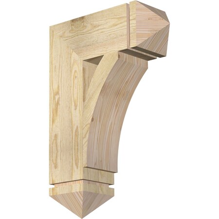 Thorton Arts & Crafts Rough Sawn Bracket, Douglas Fir, 6W X 18D X 26H